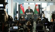 İlham Əliyev mətbuat konfransı keçirdi - Video