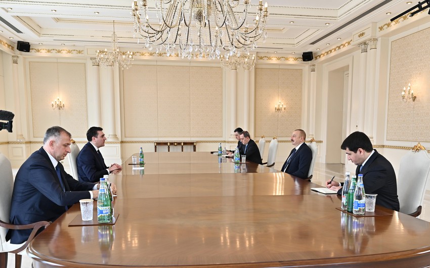 Prezident Gürcüstanın xarici işlər nazirini qəbul etdi