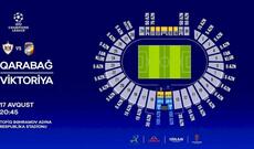 “Qarabağ” - “Viktoriya” oyununa nə qədər bilet satışı davam edir