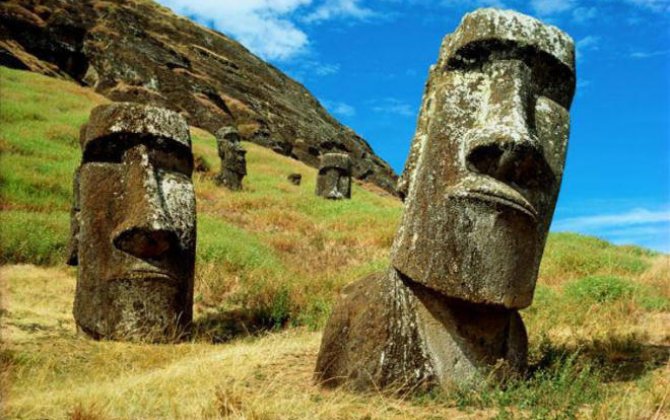 Planetin ən ucqar məskunlaşmış adalarından biri: Pasxa və ya Rapanui adası...