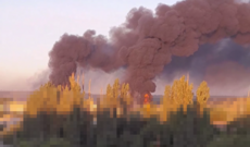 Volqoqrad vilayətinin Kalaç-on-Don şəhərindəki neft anbarı PUA-ların hücumuna məruz  qalıb