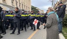 Daxili İşlər Nazirliyi Tbilisidəki aksiyanın keçirildiyi əraziyə əlavə polis qüvvələri cəlb edib