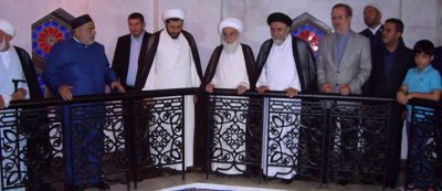 İranın dini xadimi Şamaxı məscidində olub - FOTO