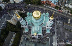 200 min müsəlman Moskvada bayram namazı qıldı
