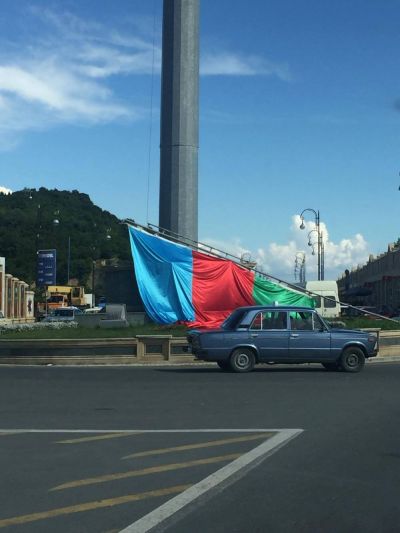 Yerə endirilən bayrağımızı qaldıran yoxdur - BALAKƏNDƏ - FOTO