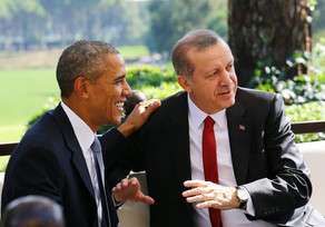 Ərdoğan: "Obama Türkiyə ilə birlikdə Rakka şəhərinin azad edilməsini istəyir"