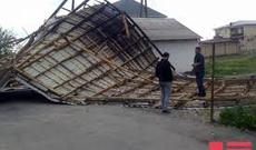 Qaradağda güclü külək fəsadlar törədib