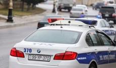 Bakıda sürücü yol polisinə dönər bıçağı ilə hücum edib