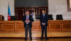 Bakı Dövlət Universitetinin rektoru birinci kurs tələbələri ilə görüşüb