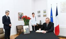 Prezident və xanımı Jak Şirakın vəfatı ilə əlaqədar başsağlığı verdi