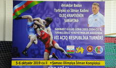 Şamaxıda  Əməkdar Bədən Tərbiyəsi və İdman Xadimi Oleq Krapivinin şərəfinə VII açıq Respublika turniri start götürüb