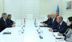 Şahin Mustafayev Həsən Böyükdede ilə görüşdü