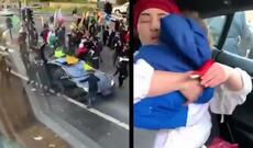 Norveçdə PKK tərəfdarları türklərə hücum etdi - Video