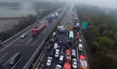 Çində zəncirvari qəzada 37 avtomobil toqquşub