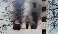 Almaniyada yaşayış binasında partlayış - 1 ölü, 20 yaralı + Video