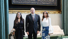 Leyla Əliyeva İlham Əliyevi belə təbrik etdi + Video