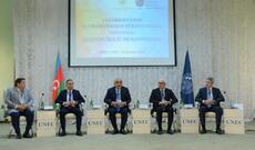 UNEC-də konfrans: Azərbaycanın iqtisadi inkişaf strategiyası