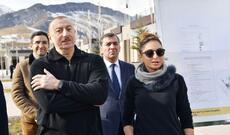 Prezident İlham Əliyev və birinci xanım Mehriban Əliyeva “Şahdağ” Turizm Mərkəzində görülən işlərlə tanış olublar