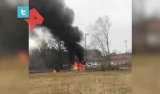 ABŞ-da təyyarə düşdü, azı 5 ölü + Video