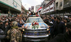 Bağdad küçələrində Süleymani izdihamı - Fotolar + Video