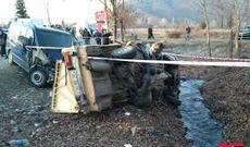 Qaxda ağır qəza: 1 nəfər ölüb