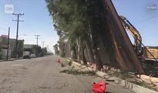 Güclü külək sərhəddə fəsadlara səbəb oldu