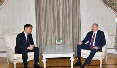 Prezident İlham Əliyev Qırğızıstanın Xarici İşlər nazirini qəbul edib