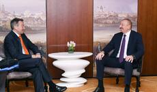 Prezident İlham Əliyev Peter Maurer ilə görüşüb
