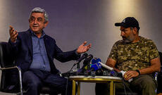 Nikolun Münhendə Xocalı yalanına Sərkisyanın cavabı - Video