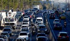 Afinada nəqliyyat iflic olub