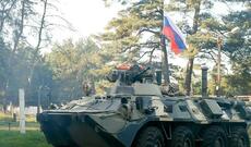 ABŞ texnikası rus hərbi maşınını yoldan çıxardı+Video