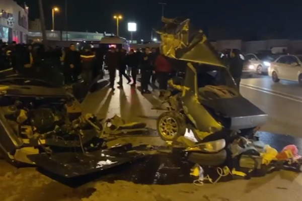 Bakıda dəhşətli qəza - VİDEO