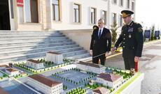 Prezident İlham Əliyev Daxili Qoşunların “N” saylı hərbi hissəsinin açılışında iştirak edib