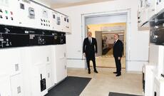 “Ağstafa” elektrik yarımstansiyasının yenidənqurmadan sonra açılışı olub