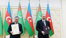 Azərbaycan-Türkmənistan sənədləri imzalanıb