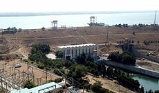 Şəmkir su anbarında təhlükəli vəziyyət aradan qaldırılır - VİDEO