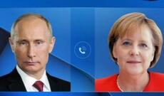 Putin və Merkel arasında telefon danışığı olub
