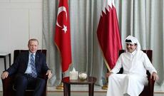 Türkiyə prezidenti Dohada Qətər əmiri ilə görüşüb