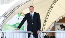 Prezident İlham Əliyev “Qobu” elektrik yarımstansiyasının tikintisi ilə tanış olub