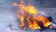 Bərdə Rayon İcra Hakimiyyətinin qarşısında yaşlı kişi özünü yandırmağa cəhd edib