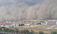 Ankaranı cənginə alan qum fırtınası hələ bir həftə də davam edəcək