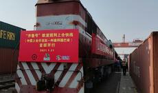 Çindən gələn 2021-ci ilin ilk konteyner blok qatarı Bakıya çatıb