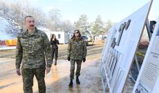 Prezident İlham Əliyev və birinci xanım Mehriban Əliyeva Şuşa şəhərində olublar