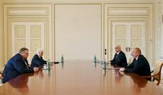 İlham Əliyev Aleksey Overçuku qəbul etdi