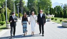 Prezident İlham Əliyev Qəbələdə açılışlar edıb