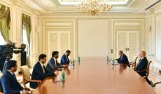İlham Əliyev Abdulla Bin Touq Al Marrini qəbul etdi
