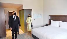 Prezident İlham Əliyev “Courtyard by Marriott Baku” otelinin açılışında iştirak edib