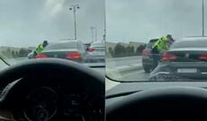Bakıda polisdən qaçıb, digər maşınları əzən sürücü tutuldu