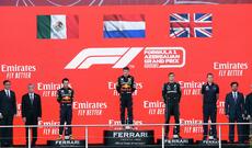Formula 1 Azərbaycan Qran-Prisinin qalibləri mükafatlandırılıb