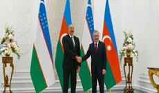 Səmərqənddə Azərbaycan və Özbəkistan prezidentləri arasında görüş olub